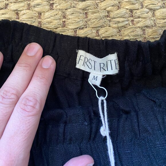 First Rite Everyday Linen Trouser - Picture 2 of 4